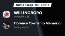Recap: WILLINGBORO  vs. Florence Township Memorial  2018