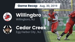 Recap: Willingbro  vs. Cedar Creek  2019