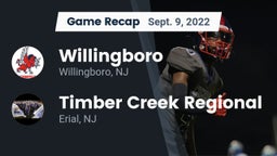 Recap: Willingboro  vs. Timber Creek Regional  2022
