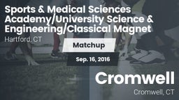 Matchup: Sports & Medical vs. Cromwell  2016