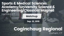 Matchup: Sports & Medical vs. Coginchaug Regional  2016
