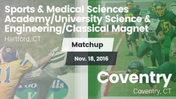Matchup: Sports & Medical vs. Coventry  2016