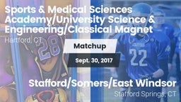 Matchup: Sports & Medical vs. Stafford/Somers/East Windsor  2017