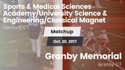 Matchup: Sports & Medical vs. Granby Memorial  2017
