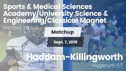 Matchup: Sports & Medical vs. Haddam-Killingworth  2018