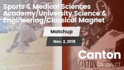 Matchup: Sports & Medical vs. Canton  2018