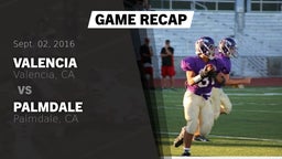 Recap: Valencia  vs. Palmdale  2016