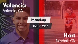 Matchup: Valencia  vs. Hart  2016