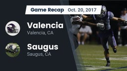 Recap: Valencia  vs. Saugus  2017