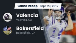 Recap: Valencia  vs. Bakersfield  2017