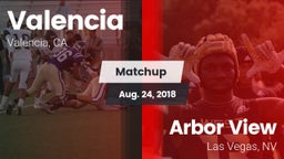 Matchup: Valencia  vs. Arbor View  2018