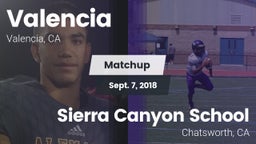 Matchup: Valencia  vs. Sierra Canyon School 2018