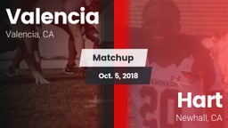Matchup: Valencia  vs. Hart  2018