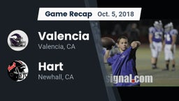 Recap: Valencia  vs. Hart  2018