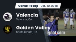 Recap: Valencia  vs. Golden Valley  2018