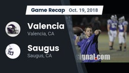 Recap: Valencia  vs. Saugus  2018