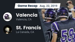 Recap: Valencia  vs. St. Francis  2019