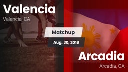 Matchup: Valencia  vs. Arcadia  2019