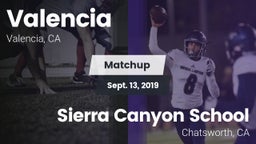 Matchup: Valencia  vs. Sierra Canyon School 2019