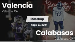 Matchup: Valencia  vs. Calabasas  2019
