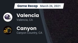 Recap: Valencia  vs. Canyon  2021