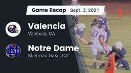 Recap: Valencia  vs. Notre Dame  2021