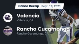 Recap: Valencia  vs. Rancho Cucamonga  2021