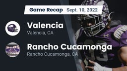 Recap: Valencia  vs. Rancho Cucamonga  2022