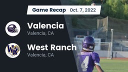 Recap: Valencia  vs. West Ranch  2022