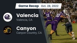 Recap: Valencia  vs. Canyon  2022