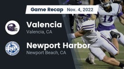Recap: Valencia  vs. Newport Harbor  2022