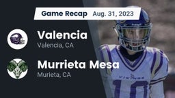Recap: Valencia  vs. Murrieta Mesa  2023