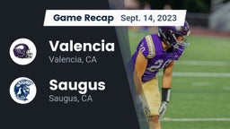 Recap: Valencia  vs. Saugus  2023