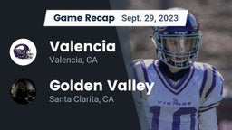 Recap: Valencia  vs. Golden Valley  2023