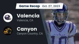 Recap: Valencia  vs. Canyon  2023