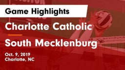 Charlotte Catholic  vs South Mecklenburg  Game Highlights - Oct. 9, 2019