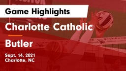 Charlotte Catholic  vs Butler Game Highlights - Sept. 14, 2021