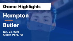 Hampton  vs Butler  Game Highlights - Jan. 24, 2023