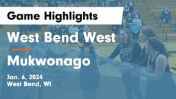 West Bend West  vs Mukwonago  Game Highlights - Jan. 6, 2024