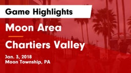 Moon Area  vs Chartiers Valley Game Highlights - Jan. 3, 2018