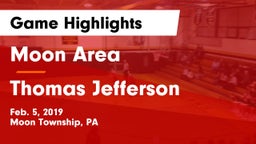 Moon Area  vs Thomas Jefferson  Game Highlights - Feb. 5, 2019