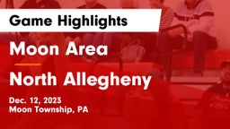 Moon Area  vs North Allegheny  Game Highlights - Dec. 12, 2023