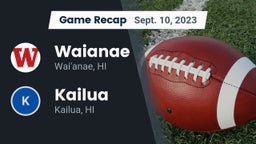 Recap: Waianae  vs. Kailua  2023