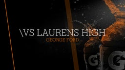 \vs Laurens high