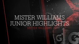 Mister Williams Junior Highlights
