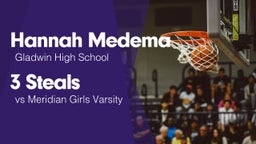 3 Steals vs Meridian Girls Varsity