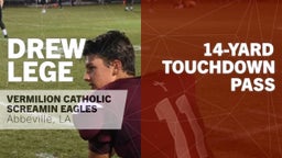 14-yard Touchdown Pass vs E.D. White Catholic 