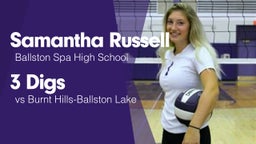 3 Digs vs Burnt Hills-Ballston Lake