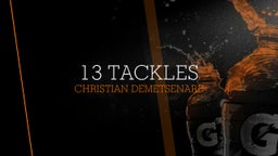 13 tackles