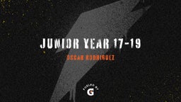 Junior Year 17-19